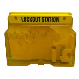 KRM LOTO - LOCKABLE PLASTIC STATION BOX SMALL WITHOUT MATERIAL