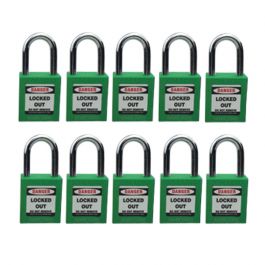OSHA Safety Isolation Lockout Padlock - Metal Shackle with Differ Key ...