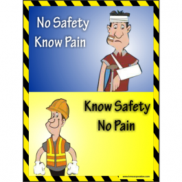 KRM LOTO - KNOW SAFETY NO PAIN (ACP SHEET) 4ft X 3ft
