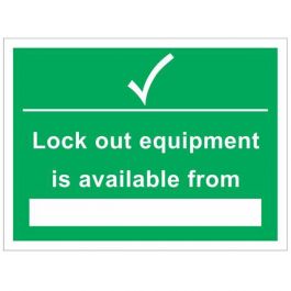 KRM LOTO LOCKOUT TAGOUT SAFETY LABELS (SET OF 10PCS)(100 mm X 150 mm)