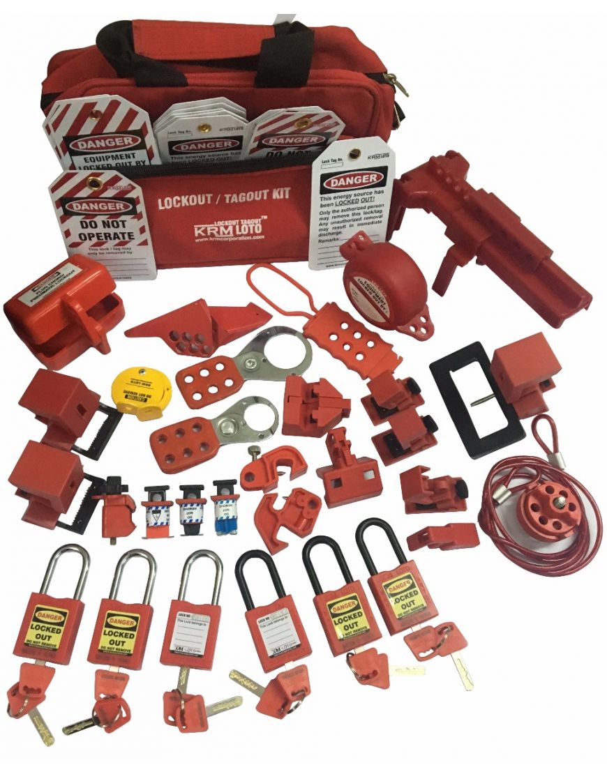 KRM LOTO – OSHA LOCKOUT TAGOUT ELECTRICAL KIT