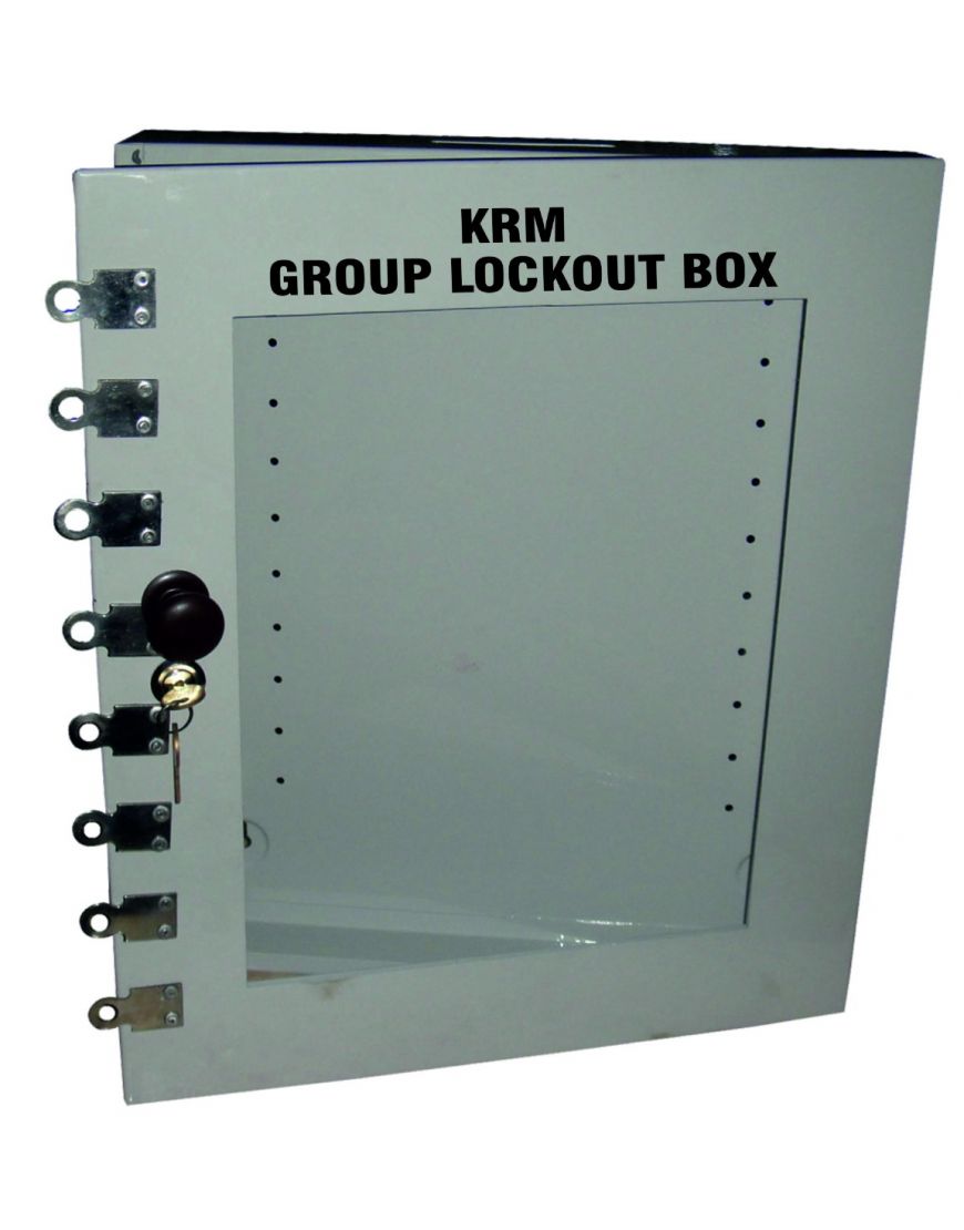 Group Lockout Box With 8 Slots