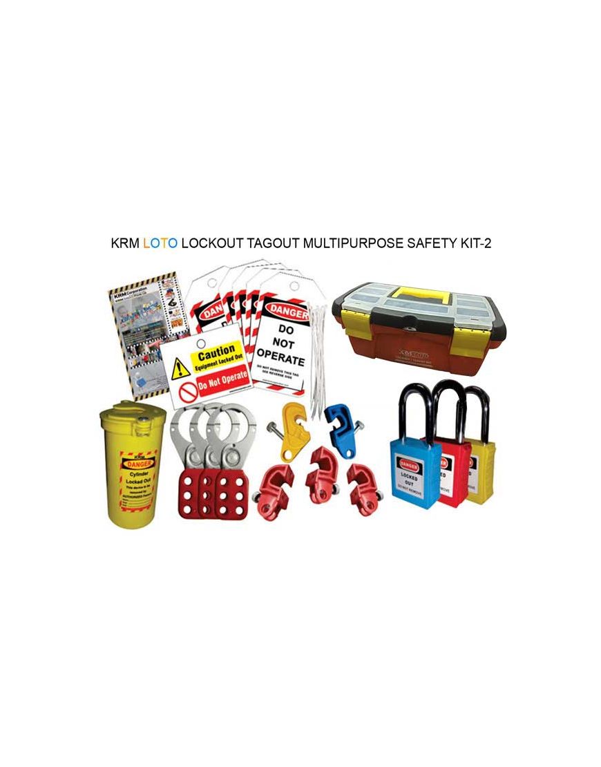 KRM Loto – électrique Lockout Tagout Kit-9999 : : Bricolage