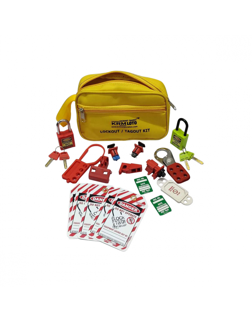 KRM LOTO - OSHA ELECTRICAL LOCKOUT TAGOUT BAG KIT