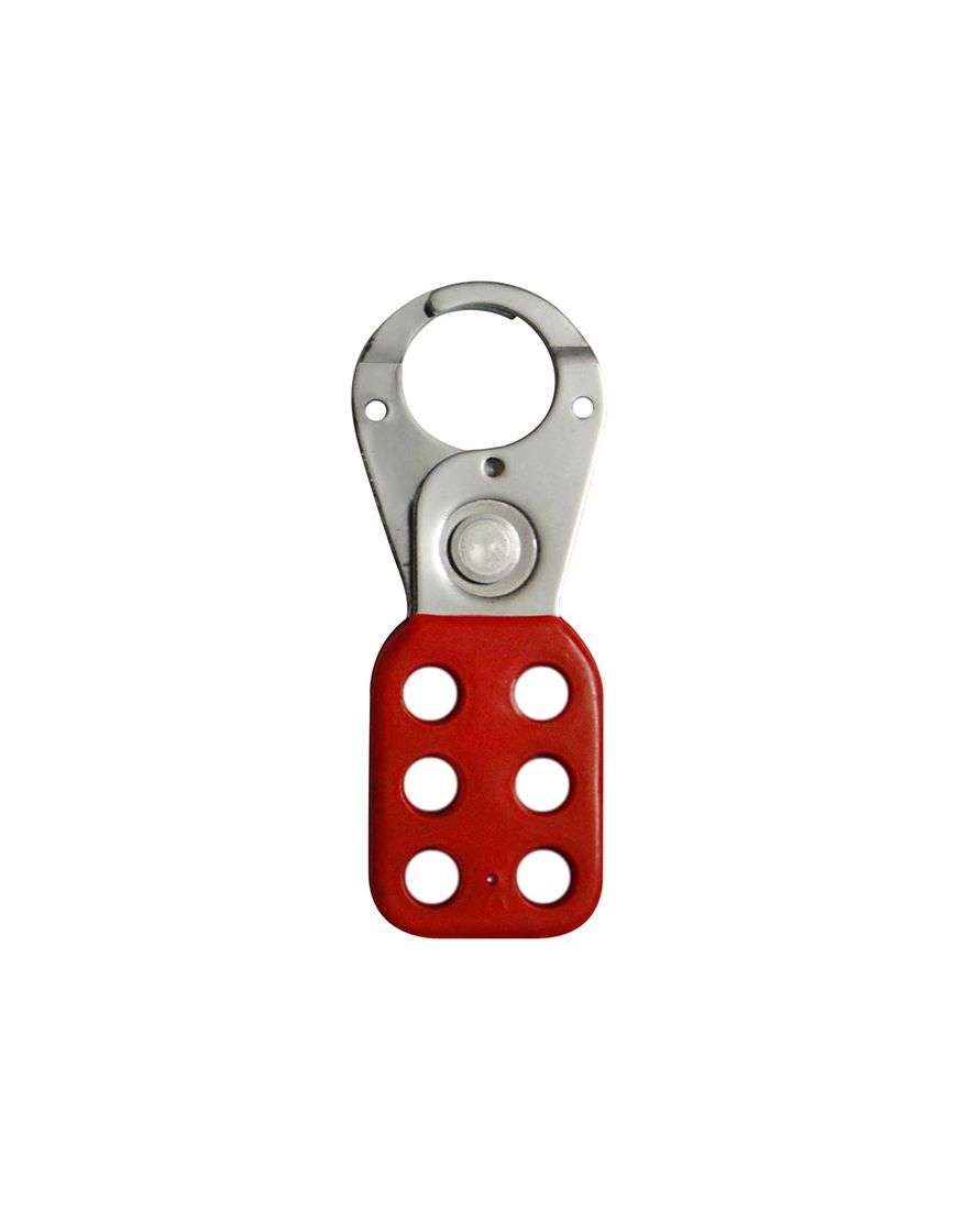 Vinyl Molded coated Hasp-STEEL - Small - jaw dia -25 mm