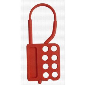 De-electric Multi Device HASP with 8 holes-Red