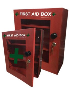 METAL FIRST AID BOX