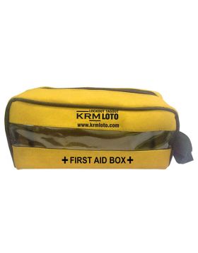 KRM - FIRST AID KIT POUCH (TRANSPARENT) - YELLOW
