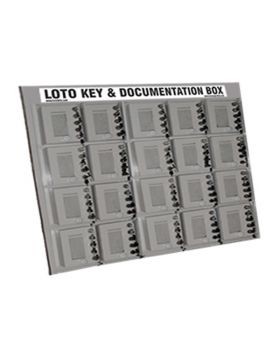 KRM LOTO – 5 LOCK WITH 20 GROUP LOCKOUT BOX CABINET 