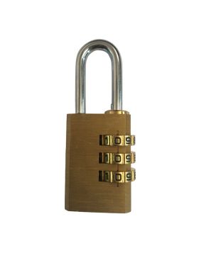KRM LOTO – BRASS SAFETY PADLOCK – WITH NUMBER PATTERN