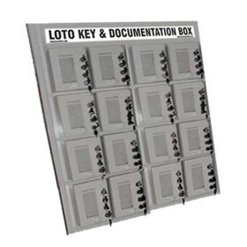 KRM LOTO – 4 LOCK WITH 16 GROUP LOCKOUT BOX CABINET 