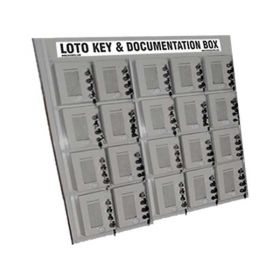 KRM LOTO – 4 LOCK WITH 20 GROUP LOCKOUT BOX CABINET 
