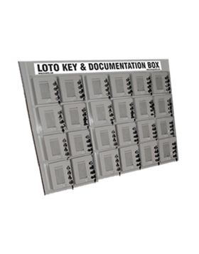 KRM LOTO – 4 LOCK WITH 24 GROUP LOCKOUT BOX CABINET 