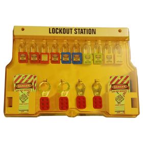 KRM LOTO - LOCKABLE PLASTIC STATION BOX BIG  WITHOUT MATERIAL