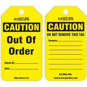 25pcs KRM LOTO - OUT OF ORDER  TAG 