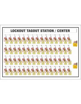 KRM LOCKOUT TAGOUT STATION CENTER WITHOUT MATERIAL
