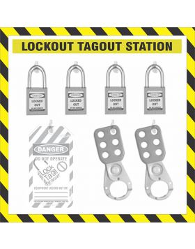 KRM LOTO –LOCKOUT TAGOUT SHADOW CENTER STATION WITH MATERIAL