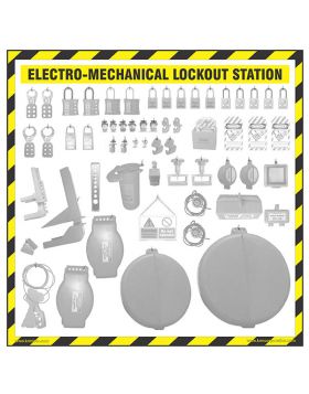 KRM LOTO – LOCKOUT TAGOUT SHADOW CENTER STATION ELECTRO-MECHANICAL WITH MATERIAL