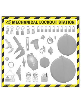 KRM LOTO – MECHANICAL LOCKOUT SHADOW CENTER STATION WITH MATERIAL