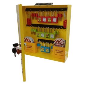KRM LOTO – OSHA LOCKABLE  LOCKOUT TAGOUT STATION WITH MATERIAL-10M  