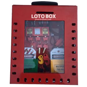 KRM LOTO –OSHA PORATABLE / WALL MOUNTED   LOCKOUT TAGOUT ELECTRICAL  KIT