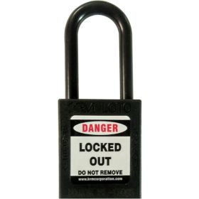 OSHA Safety Lock Tag Padlock - Nylon Shackle with Differ Key