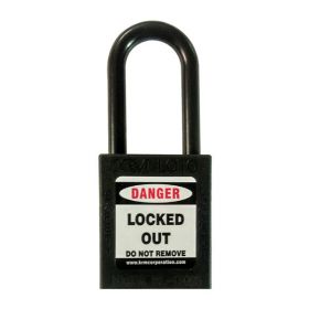 OSHA Safety Lock Tag Padlock - Nylon Shackle with Alike Key