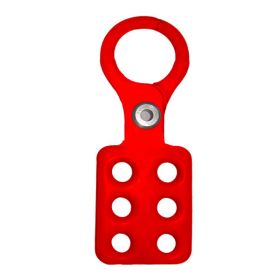 KRM LOTO - ALUMINIUM GROUP LOCKOUT HASPS IN RED COLOR - JAW DIA 25 MM 