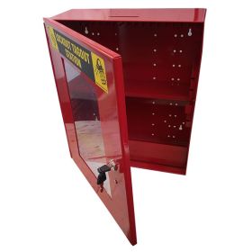 KRM LOTO - LOCKOUT TAGOUT STATION - WITHOUT MATERIAL - RED 