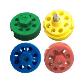 4pcs Round Multipurpose Cable Lockout with 8 Holes in 4 Colors(without cable)