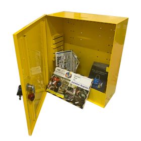 KRM LOTO - LOCKOUT TAGOUT COVERED STATION YELLOW - WITHOUT MATERIAL 