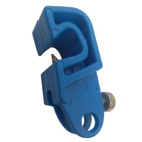 CIRCUIT BREAKER LOCKOUT WITH SPECIAL FOLDABLE SCREW - BLUE
