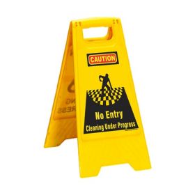 KRM LOTO PORTABLE SAFETY FLOOR STAND (NO ENTRY)