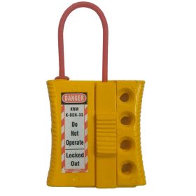 KRM LOTO - NON CONDUCTIVE HASP WITH 4 HOLES SHACKLE THICKNESS 3mm