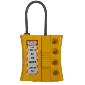KRM LOTO - NON CONDUCTIVE HASP WITH 4 HOLES SHACKLE THICKNESS 4 MM