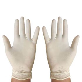 KRM -100pcs  Hand Gloves Latex Examination Gloves Pack